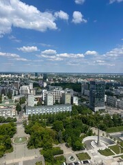 View from the Palace of Culture and Science