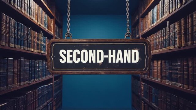 Second-hand bookstore.
