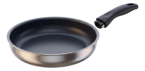 A detachable, heat-resistant handle pan ideal for oven-to-table serving at home.