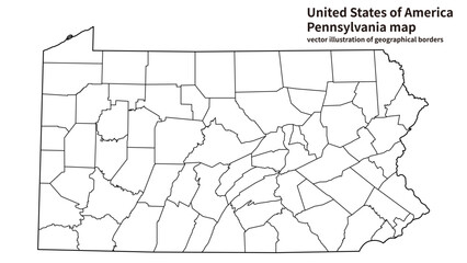Pennsylvania Map &ndash; Detailed Map of Pennsylvania State, USA