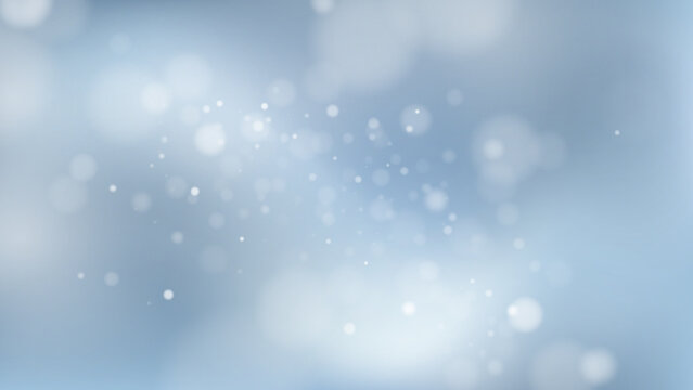 Light snowfall abstract winter backdrop.