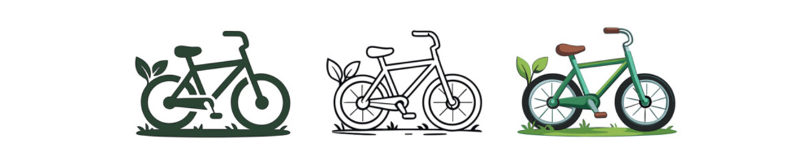 Fototapeta premium eco lifestyle bicycle as sustainable transport