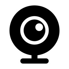 webcam camera technology icon vector