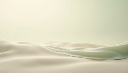 Soft abstract fabric wave background in pastel tones