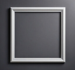 empty picture frame on wall