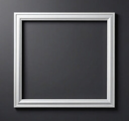 empty picture frame on wall