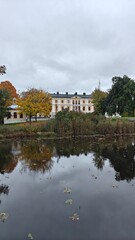 Fototapeta premium An old restored Swedish Manor House 