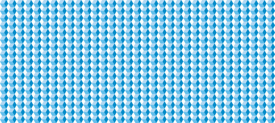 Fototapeta premium Light blue and white seamless geometric hexagon pattern texture