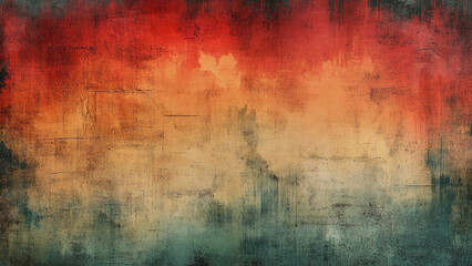 Fototapeta premium Texture of old battered concrete wall. Art background, grunge texture