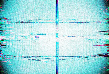 Retro VHS background. Glitch art scan line background. TV scan line monitor for old technology concept. Glitch camera effect.