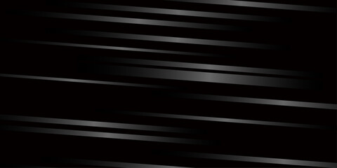 Fototapeta premium A black-themed background with white vertical lines. Stripes, Vector Illustration, Picture, Computer graphic. Fading vertical line gradient background. black dark texture .Repeating pattern backdrop.