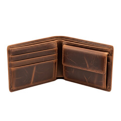 Premium Distressed Brown Leather Bifold Wallet for Men - Vintage Crazy Horse Slim Wallet with RFID Blocking & Multi-Card Slots Rugged Men's Accessory