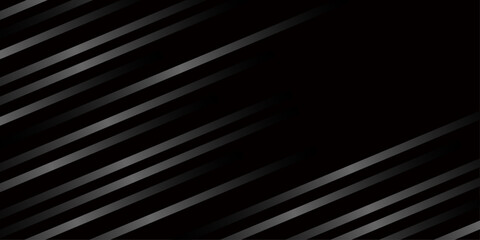 A black-themed background with white vertical lines. Stripes, Vector Illustration, Picture, Computer graphic. Fading vertical line gradient background.  black dark texture .Repeating pattern backdrop.
