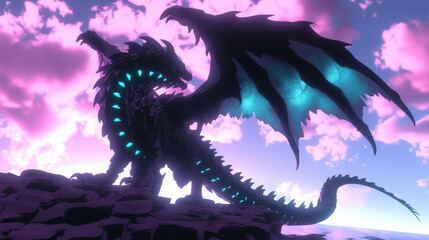 ファンタジーのドラゴン