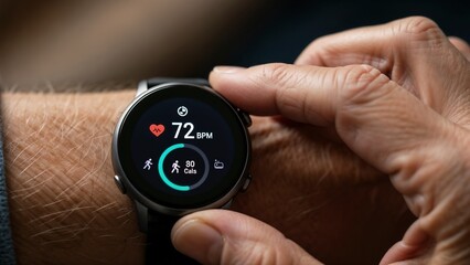 Elderly Health Technologies in Use with Smartwatch for Health Monitoring, Wellness Blogs, Technology Websites, Medical Awareness Articles, and Fitness Content