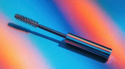 Close up of makeup mascara wand