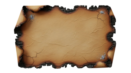 Burnt edge parchment paper texture