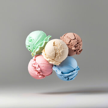 Fliegende Eiscreme-Variation