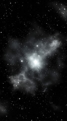 Fototapeta premium Bright cosmic nebula with stars in deep space