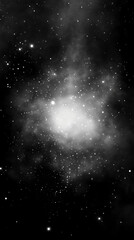 Vast starry nebula in deep outer space