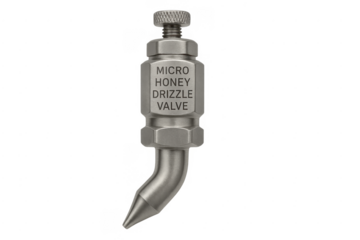Micro honey drizzle valve for precision dispensing