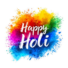Holi Celebration: A vibrant explosion of colors and festive energy, embodying the spirit of the Holi celebration.