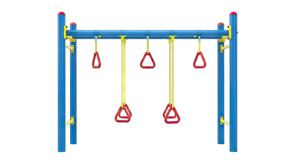 Playground Monkey Bars Isolated on White