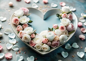 Floating Hearts Valentine's Day Background