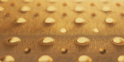 vintage golden textured background with scattered white bokeh circles on aged paper surface, featuring soft glowing lights and abstract composition