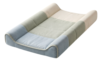 Eco-friendly cotton changing table pad with natural dyes for urban parents.