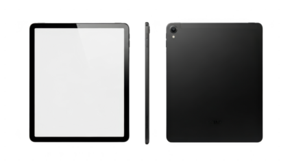 Modern tablet with stylus and camera