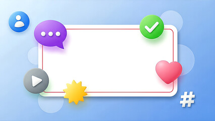 Social media icons on a screen.