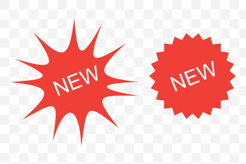 New arrival banner vector illustration, new product tag, new sale promotion, new offer sticker design