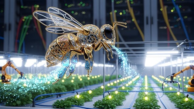 Robotic Bee Pollination