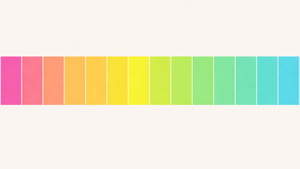 Obraz premium Rainbow Spectrum: An array of vibrant color palettes stretches across the frame. 