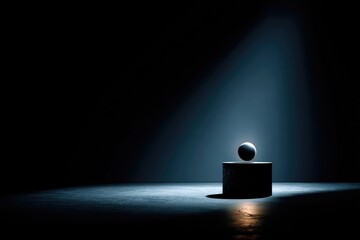 Cinematic Low Light Scene with Dramatic Shadows
