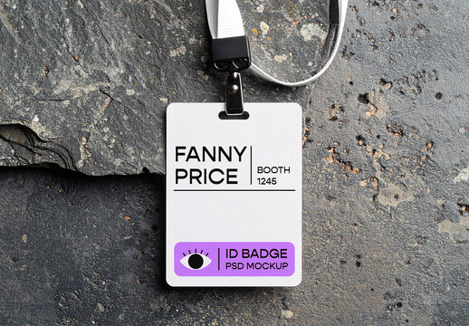 ID Badge Mockup