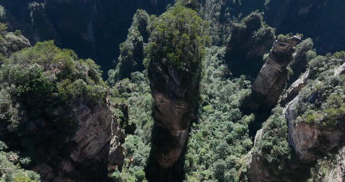  Beautiful landscape in Zhangjiajie National Forest Park, China