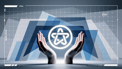 Inspire creativity with hands embracing innovative design concepts