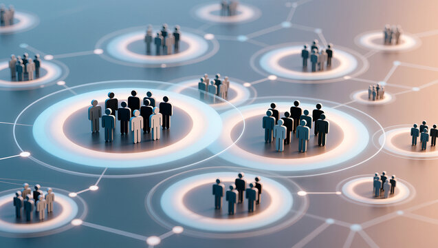 Linking groups in a digital network for collaboration