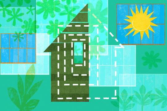 Environmentally friendly and sustainable house design