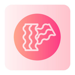 bacon gradient icon