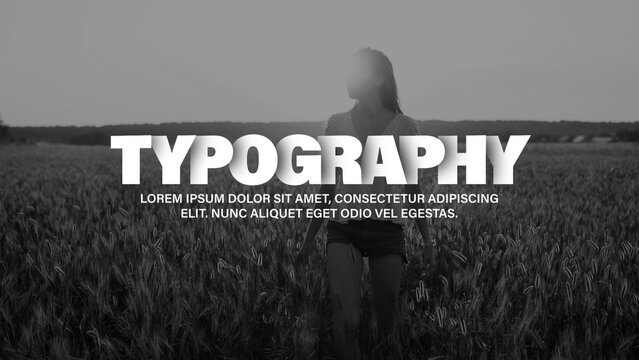 Shadow Text Animations | Overlapping Typography