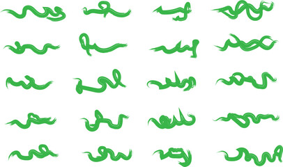 Fototapeta premium green grass brush use