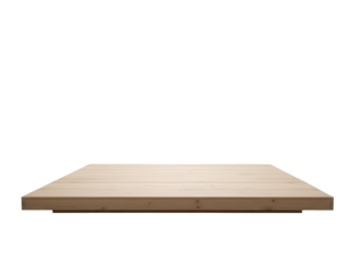 Minimalist wooden plank platform lit with soft diffused light suitable for product showcasing or clean natural themed presentation layouts