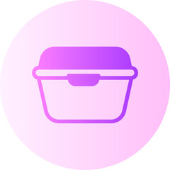 food package gradient icon