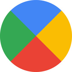 Fototapeta premium Abstract Circular Chart Icon