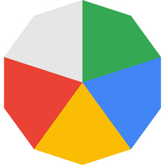 Isometric Cube and Polygon Icon