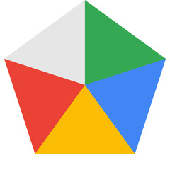 Obraz premium Isometric Cube and Polygon Icon