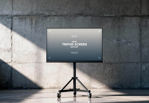 Tripod Screen Mockup